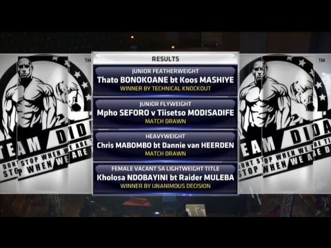 DIDA BOXING April 2017 professional fight night promotion